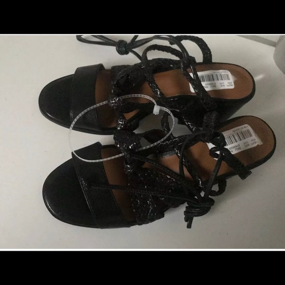 COPY - H Halston Black Gladiator women’s Sandals SZ 7M - Picture 7 of 7